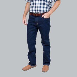 All American Clothing Co Mens A1776 blue denim jeans straight leg NEW 42 X 34